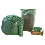 Stout® by Envision™ Controlled Life-Cycle Plastic Trash Bags, 33 gal, 1.1 mil, 33" x 40", Green, 40/Box (STOG3340E11) Box of 40