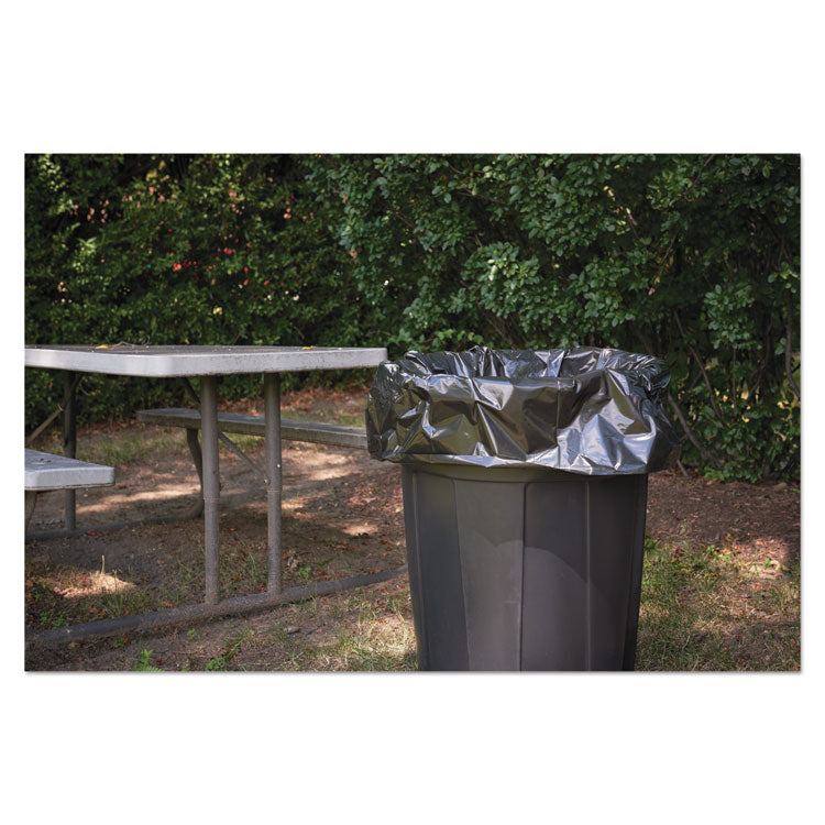 Stout® by Envision™ Insect-Repellent Trash Bags, 55 gal, 2 mil, 37" x 52", Black, 65/Box (STOP3752K20) Box of 65