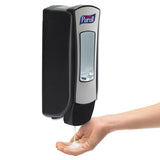 PURELL® ADX-12 Dispenser, 1,200 mL, 4.5 x 4 x 11.25, Chrome/Black (GOJ882806) Each