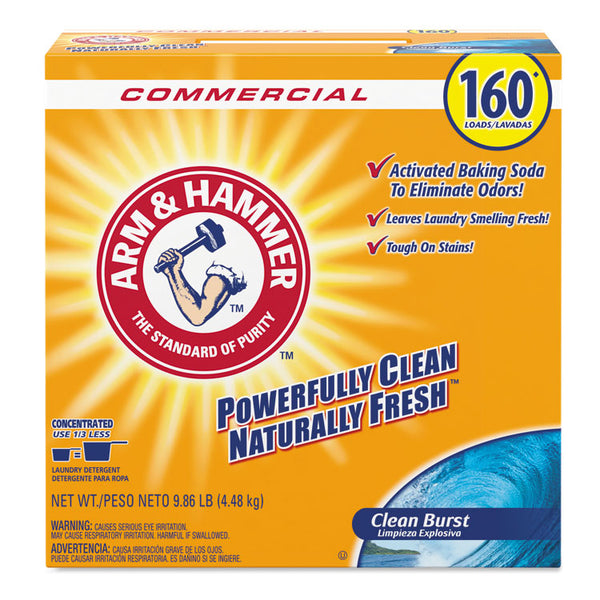 Arm & Hammer™ Powder Laundry Detergent, Clean Burst, 9.86 lb Box, 3/Carton (CDC3320000109)