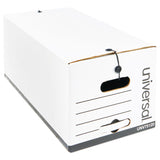 Universal® Economical Easy Assembly Storage Files, Letter Files, White, 12/Carton (UNV75120)