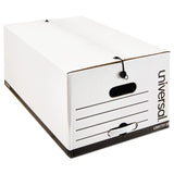 Universal® Economical Easy Assembly Storage Files, Legal Files, White, 12/Carton (UNV75130) Case of 12