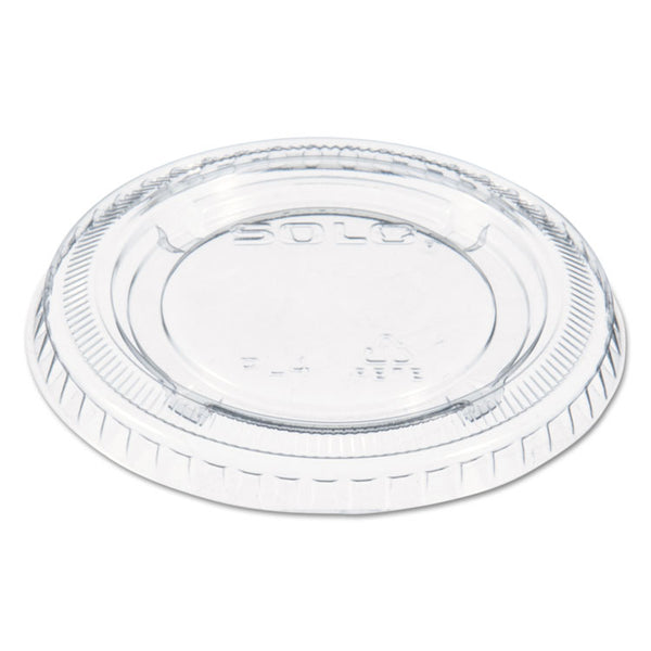 Dart® Portion/Souffle Cup Lids, Fits 3.25 oz to 9 oz Cups, Clear, 125/Pack, 20 Packs/Carton (DCCPL4N) Case of 2500