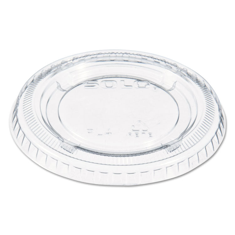 Dart® Portion/Souffle Cup Lids, Fits 3.25 oz to 9 oz Cups, Clear, 125/Pack, 20 Packs/Carton (DCCPL4N)