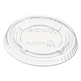 Dart® Portion/Souffle Cup Lids, PET, Fits 1.5 oz to 2.5 oz Cups, Clear, 2,500/Carton (DCCPL200N)