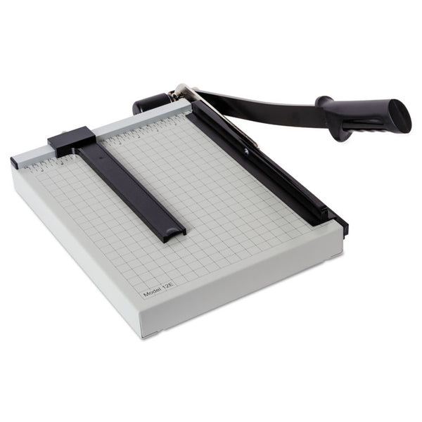 Dahle® Vantage Guillotine Paper Trimmer/Cutter, 15 Sheets, 12" Cut Length, Metal Base, 10 x 12.75 (DAH12E) Each