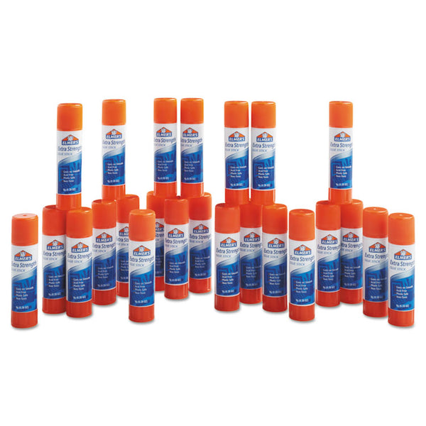 Elmer's® Extra-Strength Office Glue Stick, 0.28 oz, Dries Clear, 24/Pack (EPIE554)