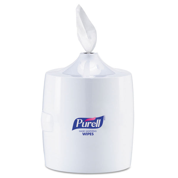 PURELL® Hand Sanitizer Wipes Wall Mount Dispenser, 1,200/1,500 Wipe Capacity, 13.3 x 11 x 10.88, White (GOJ901901) Each