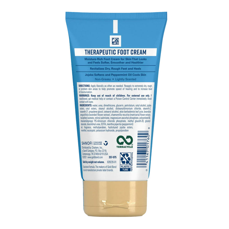 Gold Bond® Therapeutic Foot Moisturizer 4 oz. Tube Scented Cream (1230685_EA) 1/EA