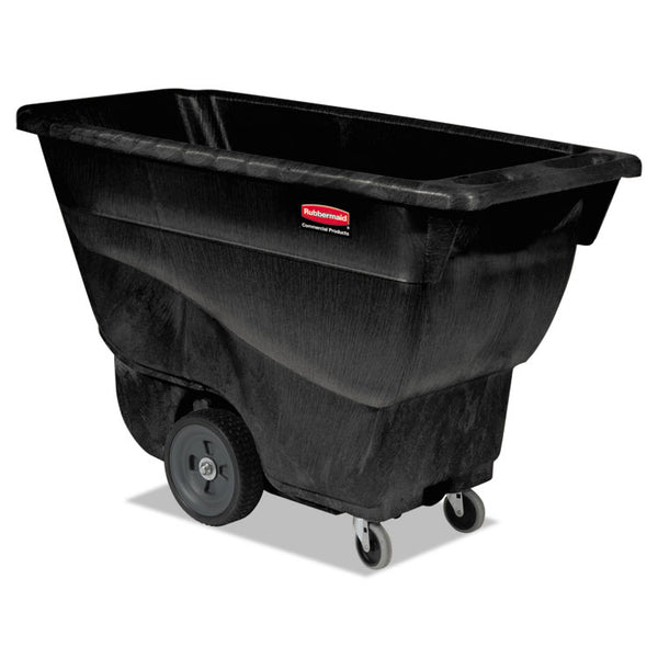 Rubbermaid® Commercial Structural Foam Tilt Truck, 101 gal, 450 lb Capacity, Plastic, Black (RCP9T13BLA)