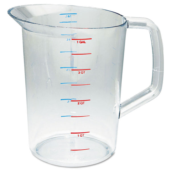 Rubbermaid® Commercial Bouncer Measuring Cup, 4 qt, Clear (RCP3218CLE)
