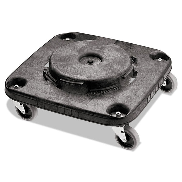 Rubbermaid® Commercial Brute Container Square Dolly, 300 lb Capacity, 17.25 x 6.25, Black (RCP3530)