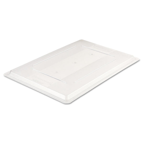 Rubbermaid® Commercial Food/Tote Box Lids, 26 x 18, Clear, Plastic (RCP3302CLE)