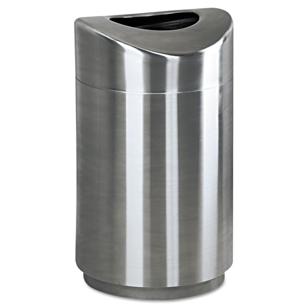 Rubbermaid Round Metal Indoor Trash Can, 30 GAL, Stainless Steel (RCPR2030SSPL) Each