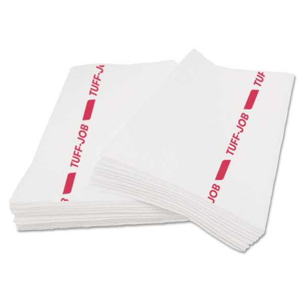 Cascades PRO Tuff-Job S900 Antimicrobial Foodservice Towels, 12 x 24, White/Red, 150/Carton (CSDW921)