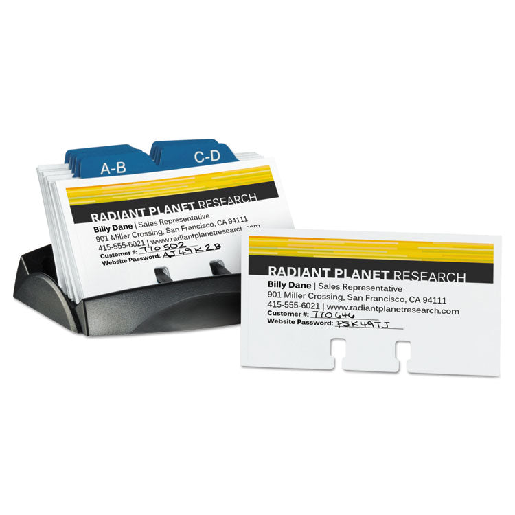 Avery® Small Rotary Cards, Laser/Inkjet, 2.17 x 4, White, 8 Cards/Sheet, 400 Cards/Box (AVE5385)