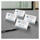 Avery® Small Tent Card, White, 2 x 3.5, 4 Cards/Sheet, 40 Sheets/Pack (AVE5302) Each