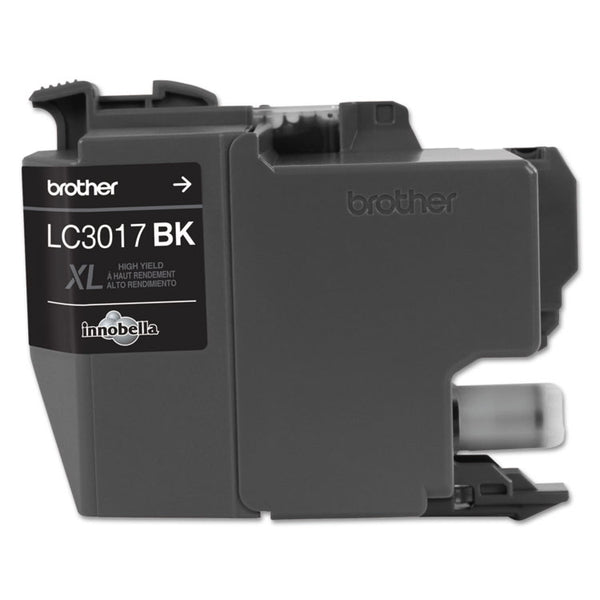 Brother LC3017BK Innobella High-Yield Ink, 550 Page-Yield, Black (BRTLC3017BK)