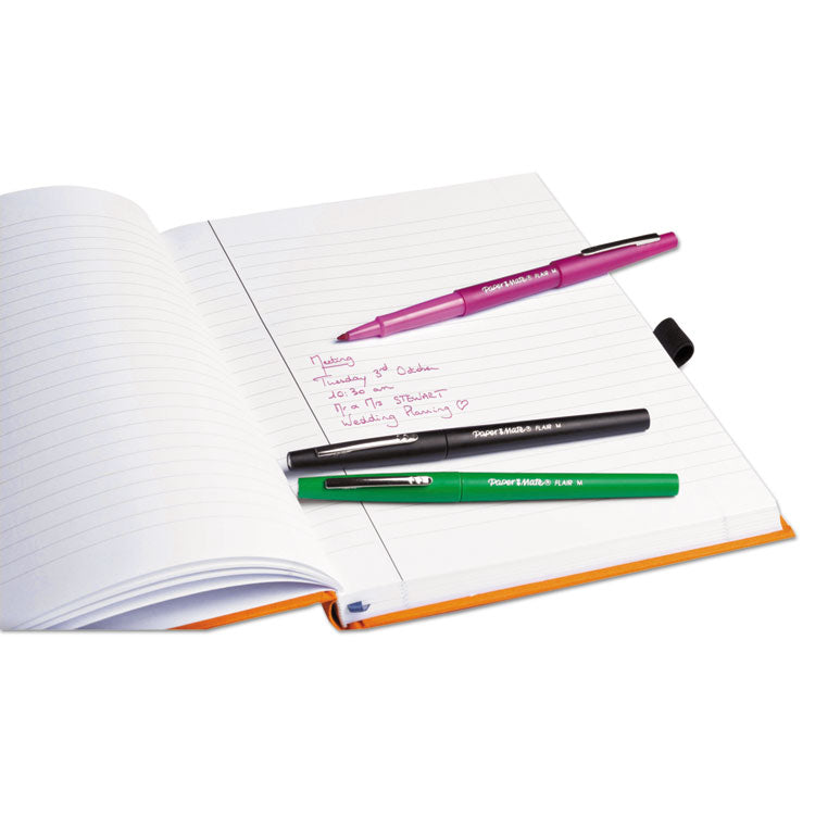 Paper Mate® Flair Candy Pop Porous Point Pen, Stick, Medium 0.7 mm, Assorted Ink and Barrel Colors, 36/Pack (PAP1984556) Box of 36