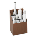 Safco® Corrugated Roll Files, 12 Compartments, 15w x 12d x 22h, Woodgrain (SAF3079)