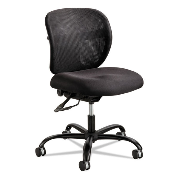 Safco® Vue Intensive-Use Mesh Task Chair, Supports Up to 500 lb, 18.5" to 21" Seat Height, Black (SAF3397BL) Each