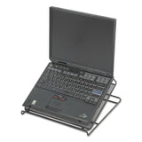 Safco® Onyx Mesh Laptop Stand, 12.25" x 12.25" x 2", Black (SAF2161BL) Each