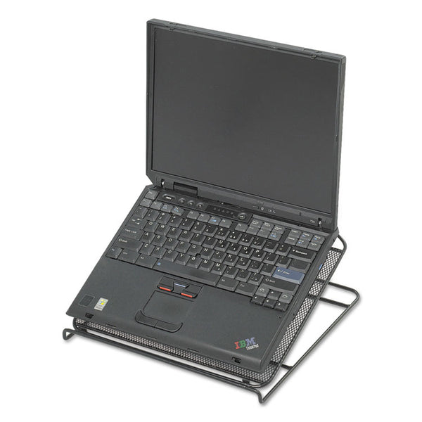 Safco® Onyx Mesh Laptop Stand, 12.25" x 12.25" x 2", Black (SAF2161BL) Each