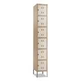 Safco® Box Locker, 12w x 18d x 78h, Two-Tone Tan (SAF5524TN)