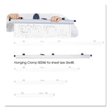 Safco® Sheet File Hanging Clamps, 100 Sheets Per Clamp, 36" Length, 6/Carton (SAF50046) Case of 6