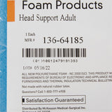 McKesson Head Positioner 9 W X 8 L X 4-1/2 H Inch Foam Freestanding (929212_CS) 24/CS