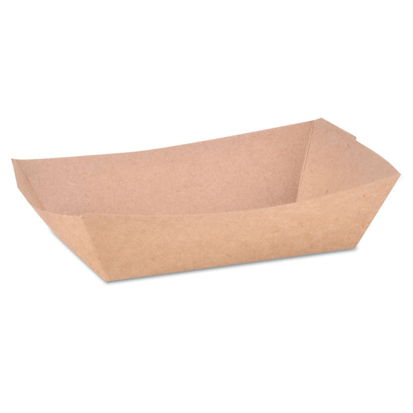 Eco Food Trays, 6 oz Capacity, 4.29 x 2.85 x 1.09, Brown, Paper, 1,000/Carton (SCH0505) Case of 1000