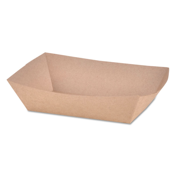SCT® Eco Food Trays, 2 lb Capacity, Brown Kraft, Paper, 1,000/Carton (SCH0517) Case of 1000