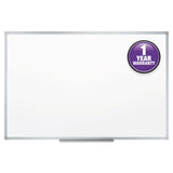 Mead® Dry Erase Board with Aluminum Frame, 72 x 48, Melamine White Surface, Silver Aluminum Frame (MEA85358) Each