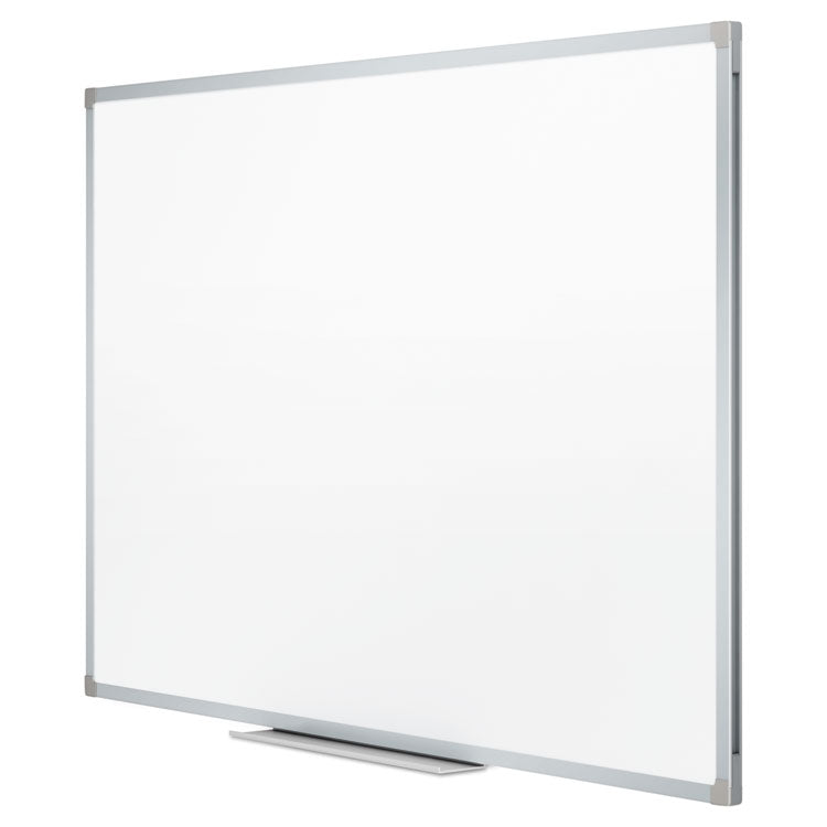 Mead® Dry Erase Board with Aluminum Frame, 72 x 48, Melamine White Surface, Silver Aluminum Frame (MEA85358) Each