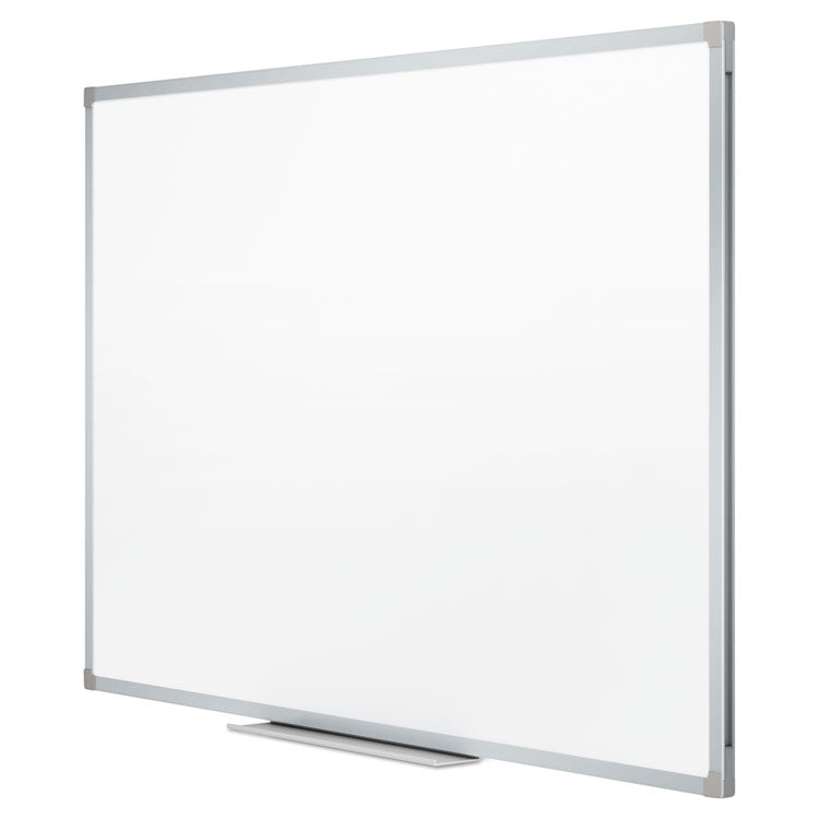 Mead® Dry Erase Board with Aluminum Frame, 36 x 24, Melamine White Surface, Silver Aluminum Frame (MEA85356)