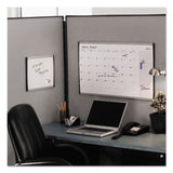 Quartet® ARC Frame Cubicle Dry Erase Board, 24 x 14, White Surface, Silver Aluminum Frame (QRTARC2414)