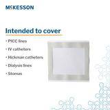McKesson IV Site Barrier Protector 7 X 7 Inch NonSterile (1162466_CS) 400/CS