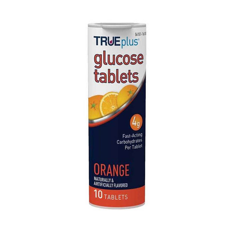 TRUEplus™ Glucose Supplement 10 per Bottle Chewable Tablet Orange Flavor (1032710_BT) 1/BT