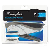 Swingline® Premium Hand Stapler, 20-Sheet Capacity, Black (SWI29950) Each