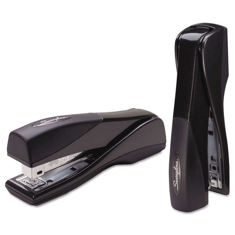 Swingline® Optima Grip Full Strip Stapler, 25-Sheet Capacity, Graphite Black (SWI87810)