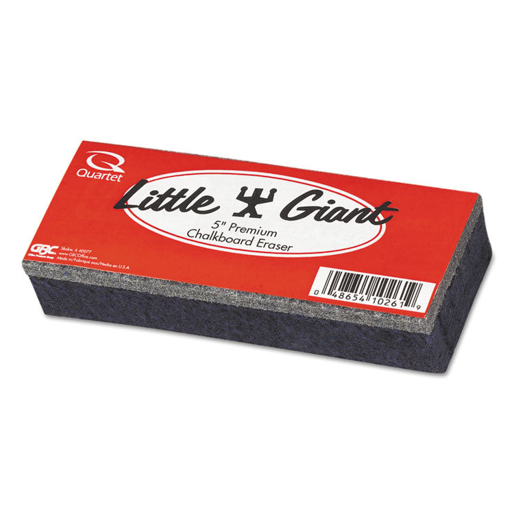 Quartet® Chalkboard Eraser, 5" x 2" x 1" (QRT804526)