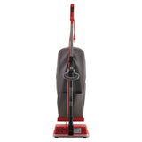 Oreck Commercial U2000R-1 Upright Vacuum, 12" Cleaning Path, Red/Gray (ORKU2000R1)