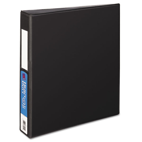 Avery® Heavy-Duty Non-View Binder with DuraHinge and One Touch EZD Rings, 3 Rings, 1.5" Capacity, 11 x 8.5, Black (AVE79991)
