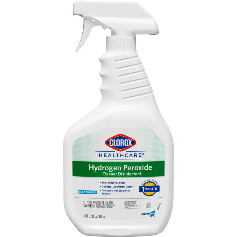 Clorox Healthcare® Surface Disinfectant Cleaner Peroxide Based Trigger Spray Liquid 32 oz. Bottle Unscented NonSterile (800195_CS) 9/CS
