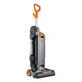 Hoover® Commercial HushTone Vacuum Cleaner with Intellibelt, 15" Cleaning Path, Gray/Orange (HVRCH54115)