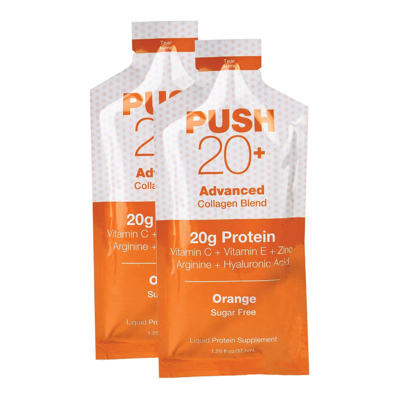 PUSH 20+ Oral Supplement Orange Flavor Liquid 1.25 oz. Individual Packet (1253683_CS) 60/CS