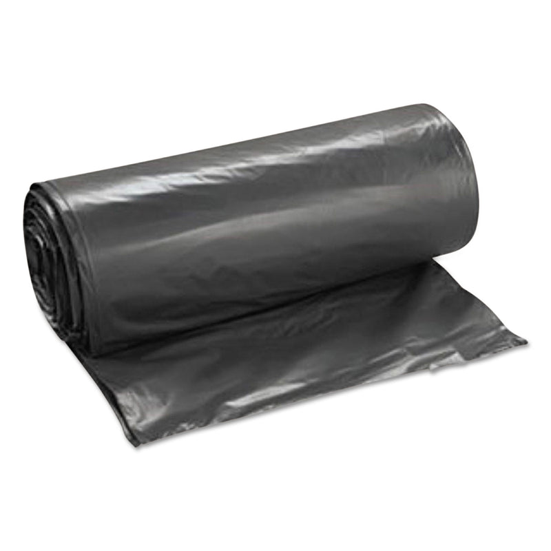 Inteplast Group Low-Density Commercial Can Liners, 45 gal, 1.15 mil, 40" x 46", Black, Interleaved Roll, 30 Bags/Roll, 4 Rolls/Carton (IBSLG4046SPKC) Case of 120