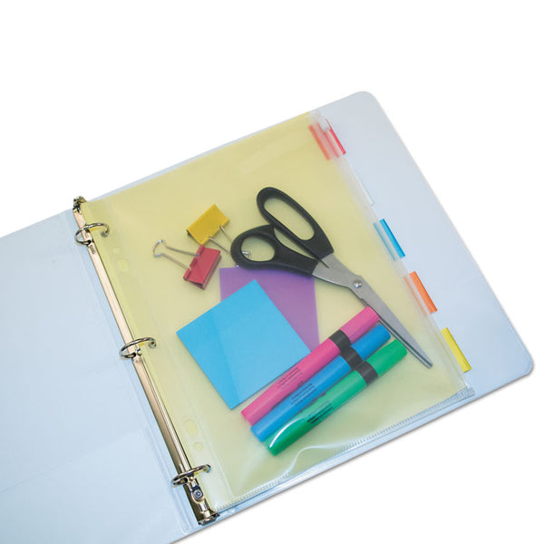 Angler's Zip-All Ring Binder Pocket, 8.5 x 11, Clear (AVTANG52)