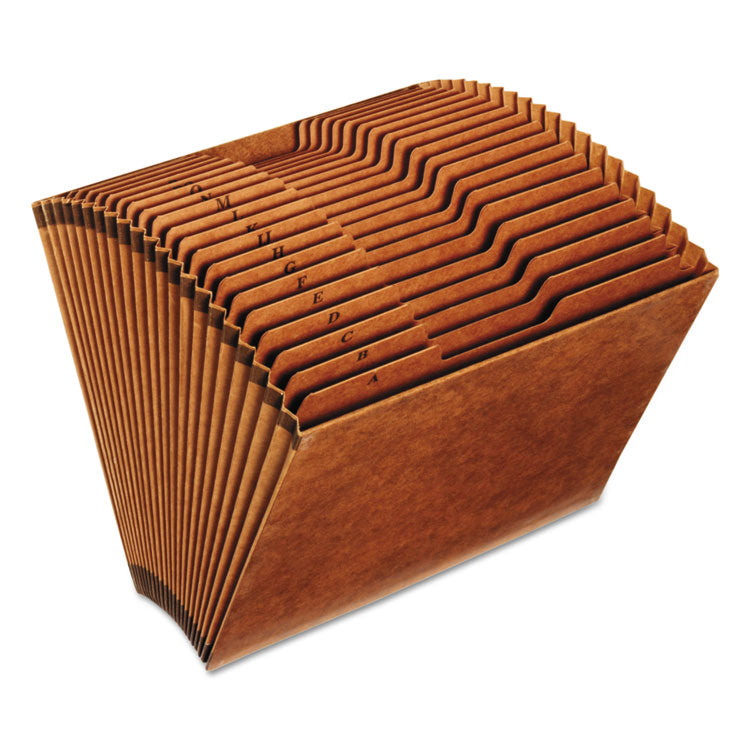 Universal® Expanding Files, 21 Sections, 1/21-Cut Tabs, Letter Size, Redrope (UNV13910) Each