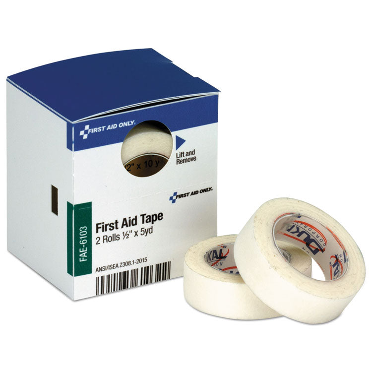 First Aid Only™ Refill for SmartCompliance General Business Cabinet, First Aid Tape, 1/2" x 5 yd, 2 Roll/Box (FAOFAE6103) Each